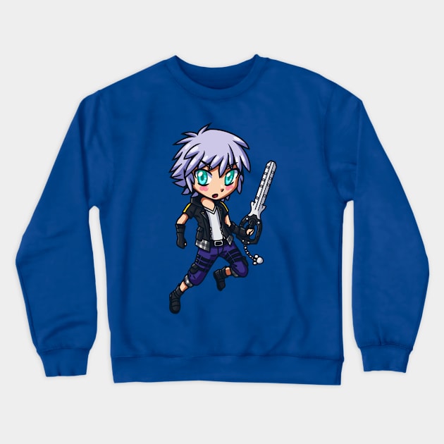 Final Battle Riku Crewneck Sweatshirt by LankySandwich